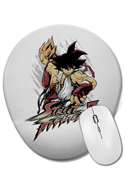 BASKI DÜNYASI Οβάλ ποντίκι ποντικοπολίτη με υποστήριξη καρπού Street Fighter 2