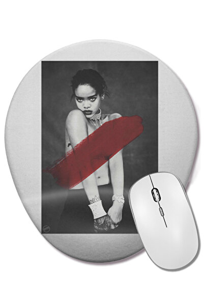 BASKI DÜNYASI Mouse Pad oval cu suport pentru încheietura mâinii