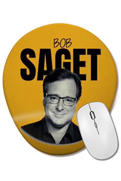BASKI DÜNYASI Mouse Pad oval Bob Saget cu suport pentru încheietura mâinii