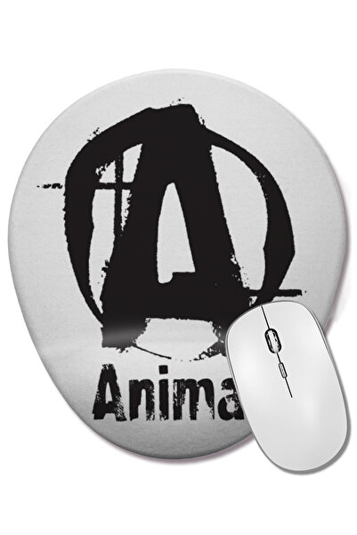 BASKI DÜNYASI Mouse Pad oval cu suport pentru încheietura mâinii cu logo-ul A...