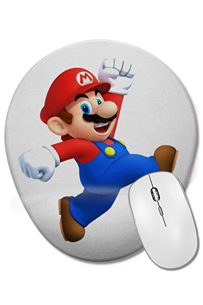 BASKI DÜNYASI Οβάλ ποντίκι με υποστήριξη καρπού Mario 3