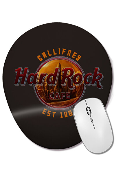 BASKI DÜNYASI Mouse Pad oval Gallifrey Hard Rock cu suport pentru încheietura...