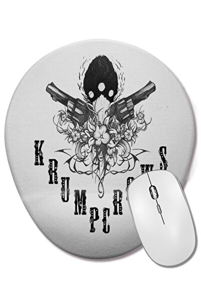 BASKI DÜNYASI Mouse Pad oval Krump Crows cu suport pentru încheietura mâinii