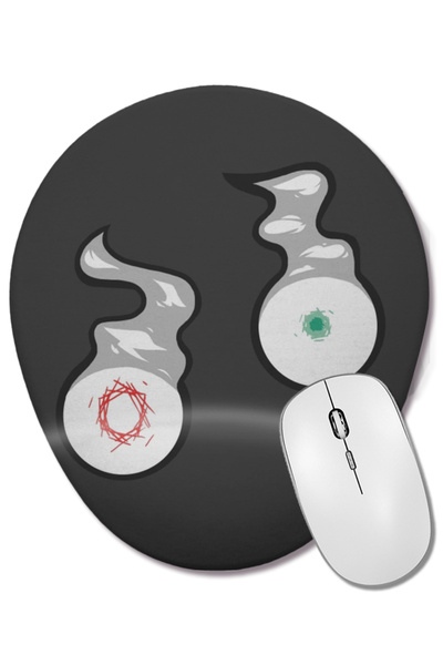 BASKI DÜNYASI Mouse Pad oval Ghosts Of Hanako Kun cu suport pentru încheietura mâinii