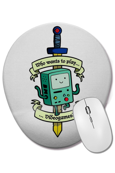 BASKI DÜNYASI Οβάλ ποντίκι ποντικοπολεμικού τύπου Bmo Game με στήριγμα καρπού