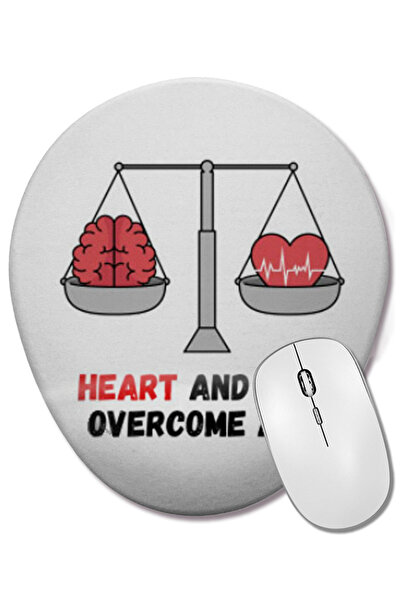 BASKI DÜNYASI Το καρδιά και το μυαλό οικονομίζουν τα πάντα Οβάλ ποντίκι με υπ...