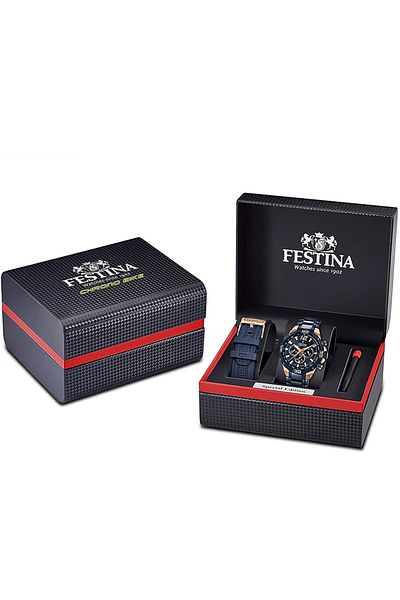 FESTİNA Mens Watch Festina F20524/1, Quartz, 45mm, 10atm
