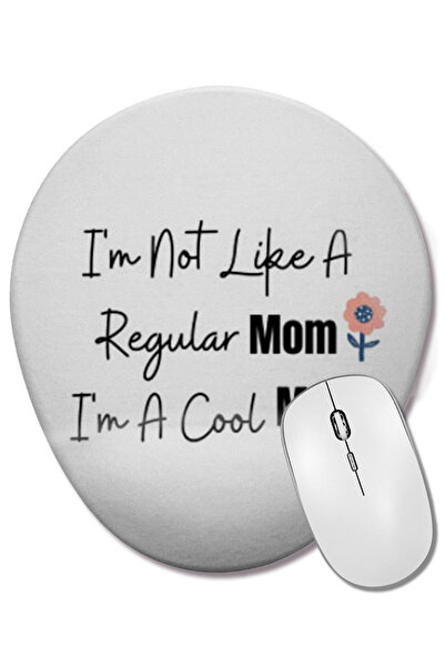 BASKI DÜNYASI Mouse Pad oval cu suport pentru încheietura mâinii i Love Bush