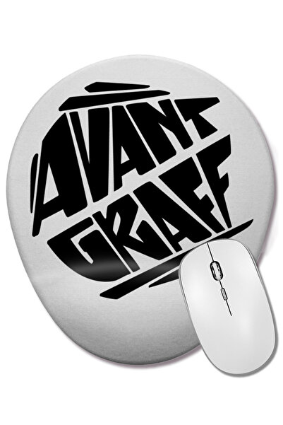 BASKI DÜNYASI Mouse Pad oval cu suport pentru încheietura mâinii