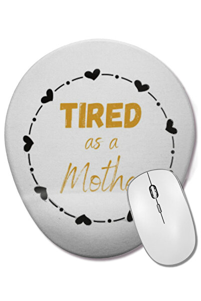 BASKI DÜNYASI Μαξιλαράκι ποντικιού με οβάλ σχήμα με στήριγμα καρπού για την Η...