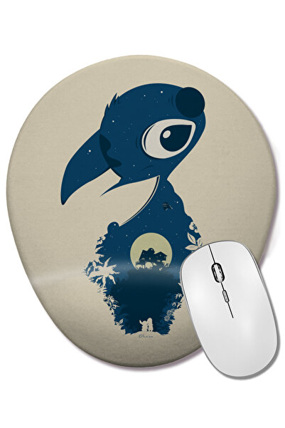 BASKI DÜNYASI Ολόκληρο το μονόχρωμο μαξιλαράκι ποντικιού Lilo And Stitch He M...