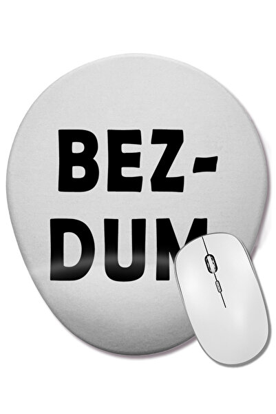 BASKI DÜNYASI Mouse Pad oval Bezdum 01 cu suport pentru încheietura mâinii