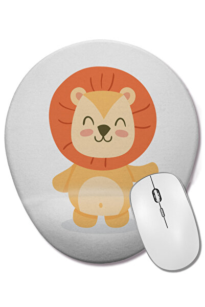 BASKI DÜNYASI Baby Animal - Leon Οβάλ ποντίκι με υποστήριξη καρπού