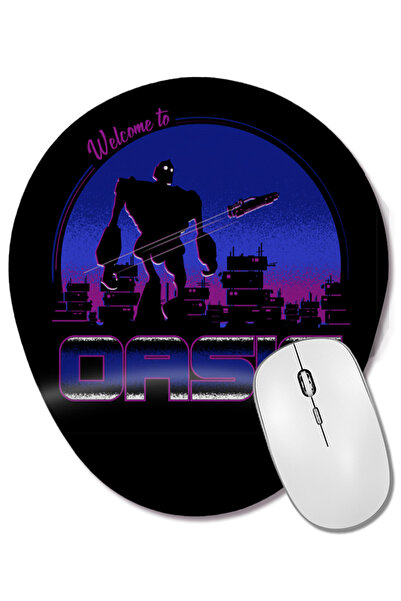 BASKI DÜNYASI Καλώς ήρθατε στο Oasis Bilek Destekli Oval Mouse Pad