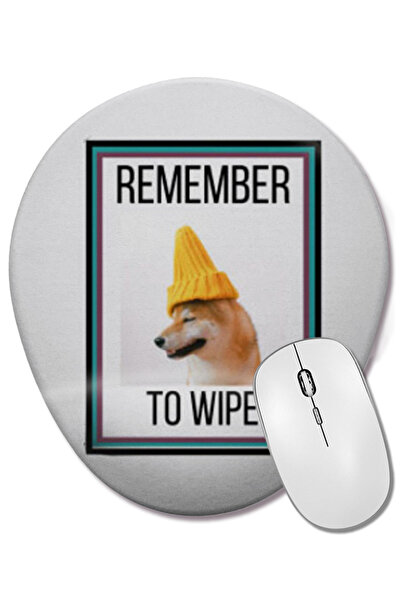 BASKI DÜNYASI Cadou pentru iubitorii de câini CUTE - MICEPAD oval cu suport p...