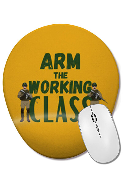 BASKI DÜNYASI Arm The Working Class - Mouse Pad oval cu suport pentru încheie...