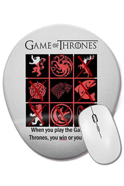 BASKI DÜNYASI Οβάλ ποντίκι ποντικοπολεμικής τεχνολογίας Game Of Thrones με στ...