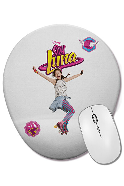 BASKI DÜNYASI Soy Luna 02 Οβάλ ποντίκι με υποστήριξη καρπού