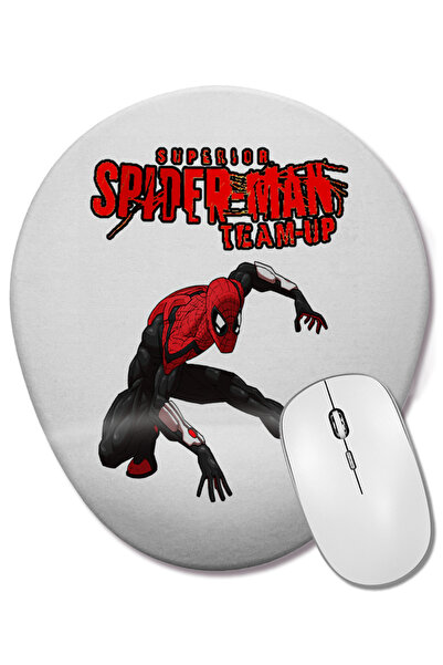 BASKI DÜNYASI Mouse Pad oval cu suport pentru încheietura mâinii Spider Man S...