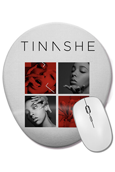 BASKI DÜNYASI Mouse Pad oval Tinashe cu suport pentru încheietura mâinii