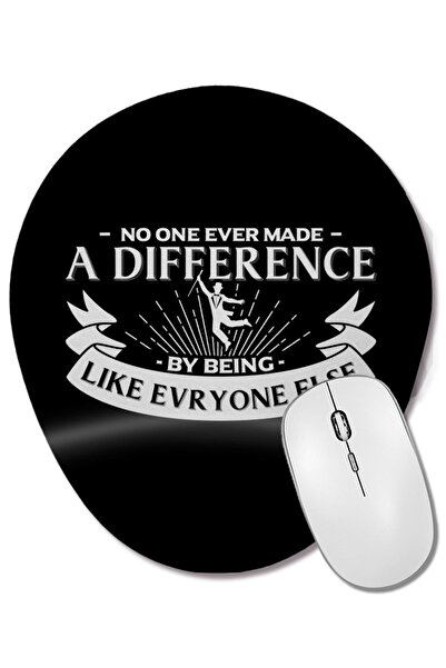 BASKI DÜNYASI The Greatest Showman Being Someone Else Quote Mouse Pad oval cu...