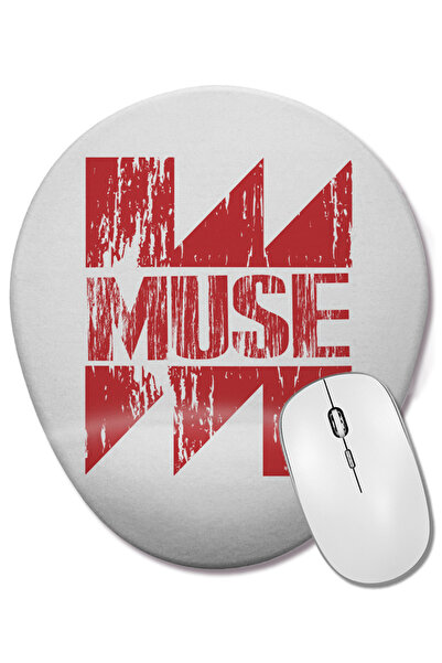 BASKI DÜNYASI Mouse Pad oval Muse cu suport pentru încheietura mâinii