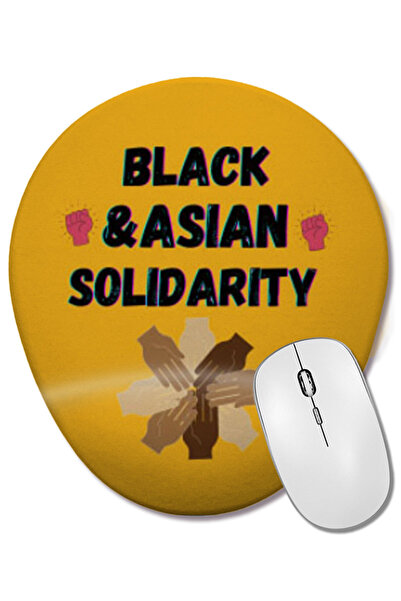 BASKI DÜNYASI Mouse Pad oval cu suport pentru încheietura mâinii, solidaritat...