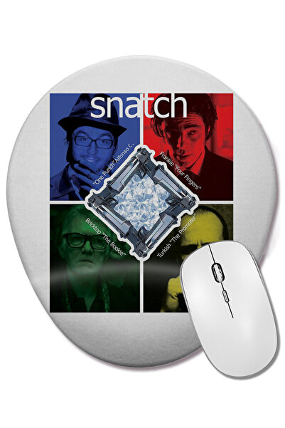 BASKI DÜNYASI Mouse Pad oval cu suport pentru încheietura mâinii