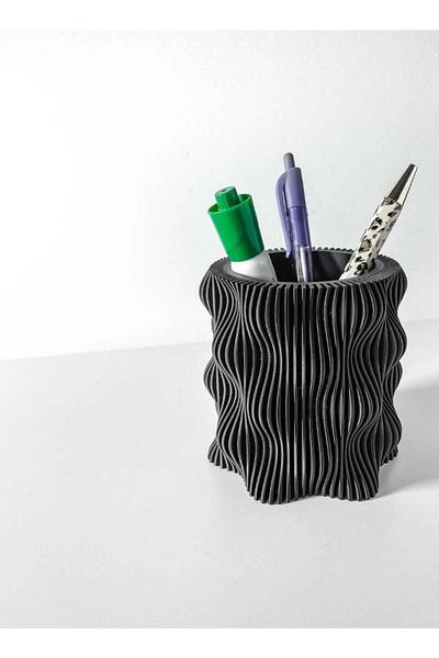 3D Brothers Elegant Muxel Pen Holder | Stylish Desk Organizer and Pencil Cup Holder
