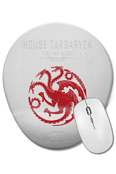 BASKI DÜNYASI Game of Thrones Casa Targaryen Mouse Pad oval cu suport pentru ...
