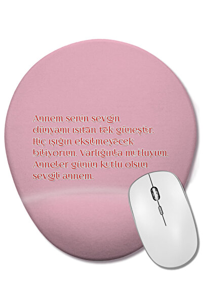 BASKI DÜNYASI Δώρο για την Ημέρα της Μητέρας Οβάλ ποντίκι με υποστήριξη καρπού