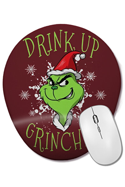BASKI DÜNYASI Οβάλ ποντίκι με υποστήριξη καρπού Drink Up Grinches