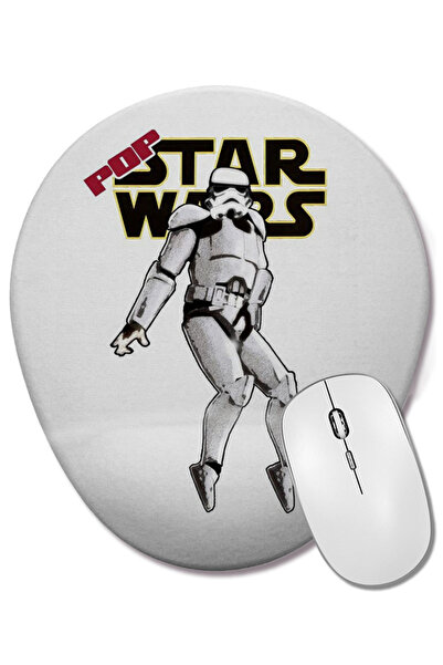 BASKI DÜNYASI Οβάλ ποντίκι με υποστήριξη καρπού Pop Star Wars