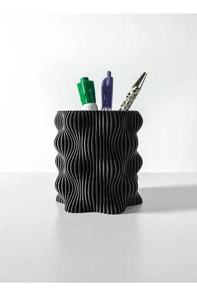 3D Brothers Elegant Muxel Pen Holder | Stylish Desk Organizer and Pencil Cup Holder