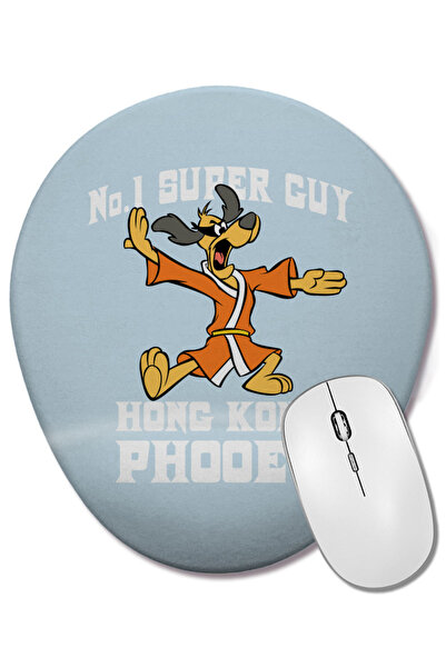 BASKI DÜNYASI No 1 Super Guy Hong Kong Phooey Οβάλ ποντίκι με υποστήριξη καρπού