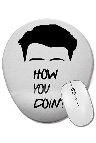 BASKI DÜNYASI Friends Joey How You Doin Mouse Pad oval cu suport pentru înche...