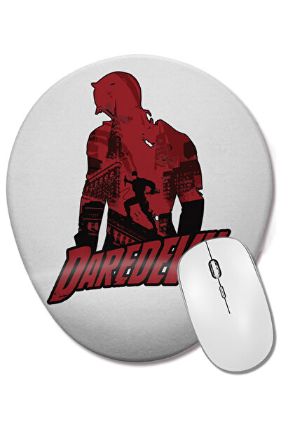 BASKI DÜNYASI Mouse Pad oval Demolidor Marvel's Daredevil cu suport pentru în...