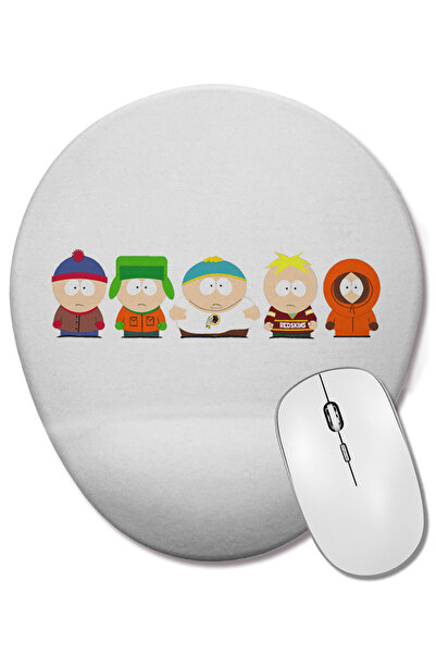 BASKI DÜNYASI South Park Eric Cartman 013 Mouse Pad oval cu suport pentru încheietura mâinii