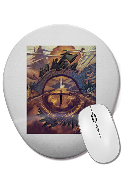 BASKI DÜNYASI Ο οίκτορος των δαχτυλιδιών οβάλ ποντικοπλατσάκι με στήριγμα καρπού