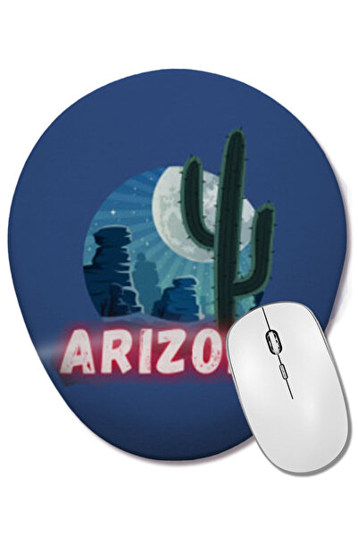 BASKI DÜNYASI Mouse Pad oval Arizona cu suport pentru încheietura mâinii
