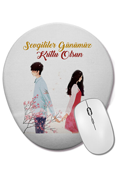 BASKI DÜNYASI Δώρο για την Ημέρα του Αγίου Βαλεντίνου 0217 Οβάλ ποντίκι με υπ...