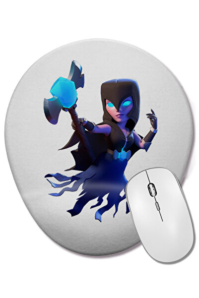 BASKI DÜNYASI Οβάλ ποντίκι ποντικοπολίτης με στήριγμα καρπού Clash of Clans W...