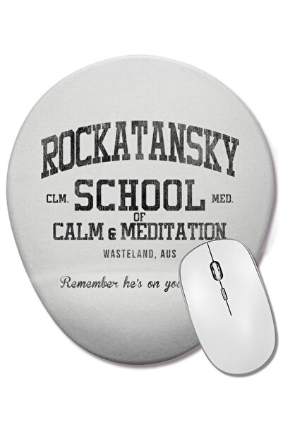BASKI DÜNYASI Mad Max Rocktansky School Of Calm Mouse Pad oval cu suport pent...