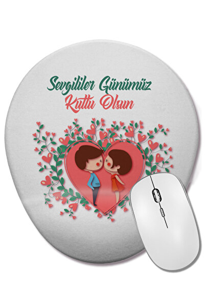 BASKI DÜNYASI Δώρο για την Ημέρα του Αγίου Βαλεντίνου 034 Οβάλ ποντίκι με υπο...