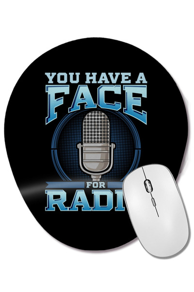 BASKI DÜNYASI Забавно, че имаш лице за радиоводещ Pun Bilek Destekli Oval Mou...