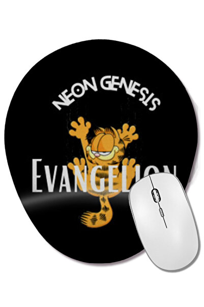 BASKI DÜNYASI Mouse Pad oval Neon Genesis Evangelion cu suport pentru încheie...