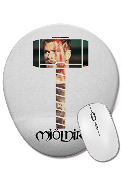 BASKI DÜNYASI Οβάλ ποντίκι με υποστήριξη καρπού Mjölnir Thor