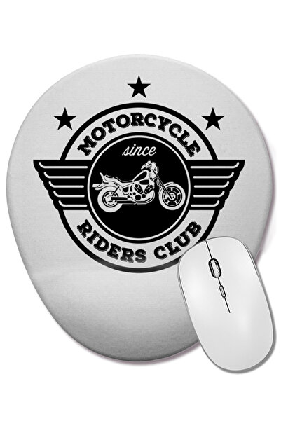 BASKI DÜNYASI Οβάλ ποντίκι ποδηλασίας με υποστήριξη καρπού