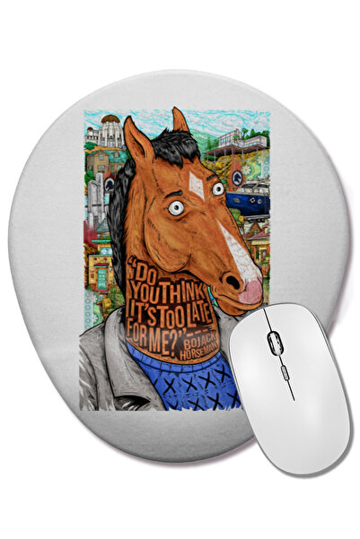BASKI DÜNYASI Οβάλ ποντίκι με υποστήριξη καρπού Bojack Horseman