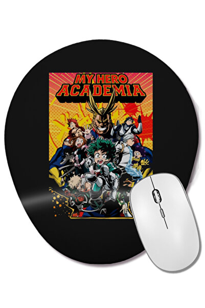 BASKI DÜNYASI My Hero Academia 04 Mouse Pad oval cu suport pentru încheietura...